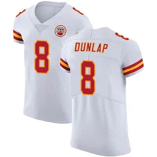 Elite Men's Carlos Dunlap Kansas City Chiefs Vapor Untouchable Jersey - White