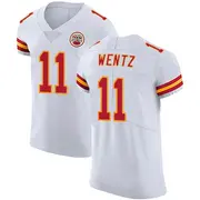 Elite Men's Carson Wentz Kansas City Chiefs Nike Vapor Untouchable Jersey - White