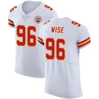 Elite Men's Daniel Wise Kansas City Chiefs Nike Vapor Untouchable Jersey - White