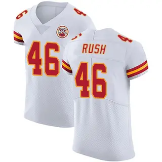 Elite Men's Darius Rush Kansas City Chiefs Nike Vapor Untouchable Jersey - White