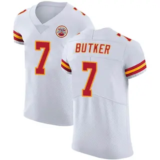 Elite Men's Harrison Butker Kansas City Chiefs Nike Vapor Untouchable Jersey - White