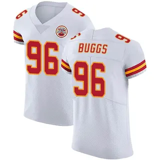 Elite Men's Isaiah Buggs Kansas City Chiefs Nike Vapor Untouchable Jersey - White