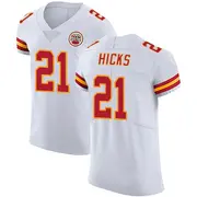 Elite Men's Jaden Hicks Kansas City Chiefs Nike Vapor Untouchable Jersey - White