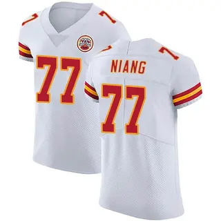 Elite Men's Lucas Niang Kansas City Chiefs Vapor Untouchable Jersey - White