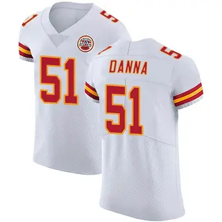 Elite Men's Mike Danna Kansas City Chiefs Vapor Untouchable Jersey - White