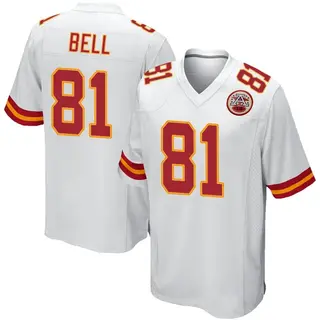 Game Men's Blake Bell Kansas City Chiefs Jersey - White