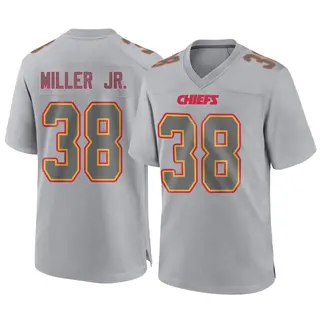 Game Men's D.J. Miller Jr. Kansas City Chiefs Nike Atmosphere Fashion Jersey - Gray