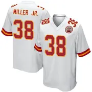 Game Men's D.J. Miller Jr. Kansas City Chiefs Nike Jersey - White