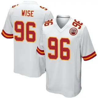 Game Men's Daniel Wise Kansas City Chiefs Nike Jersey - White