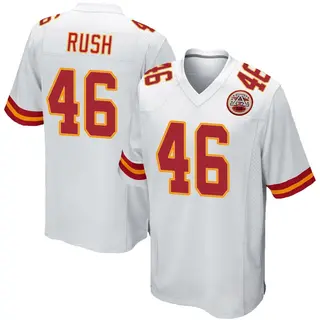 Game Men's Darius Rush Kansas City Chiefs Nike Jersey - White