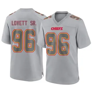 Game Men's Fabien Lovett Sr. Kansas City Chiefs Nike Atmosphere Fashion Jersey - Gray