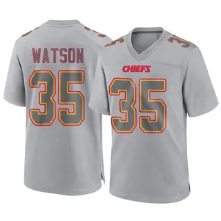 Game Men's Jaylen Watson Kansas City Chiefs Nike Atmosphere Fashion Jersey - Gray