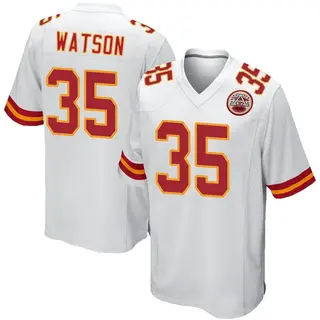 Game Men's Jaylen Watson Kansas City Chiefs Jersey - White