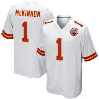 Game Men's Jerick McKinnon Kansas City Chiefs Jersey - White