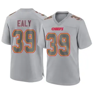 Game Men's Jerrion Ealy Kansas City Chiefs Nike Atmosphere Fashion Jersey - Gray