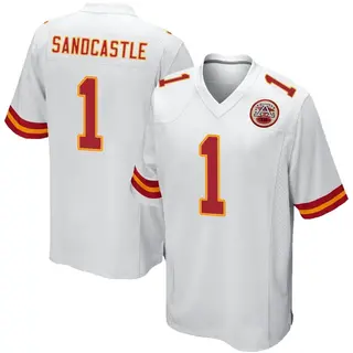 Game Men's Leon Sandcastle Kansas City Chiefs Nike Jersey - White