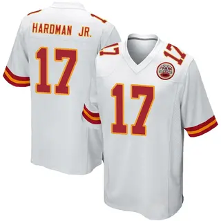 Game Men's Mecole Hardman Kansas City Chiefs Jersey - White