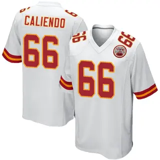 Game Men's Mike Caliendo Kansas City Chiefs Nike Jersey - White