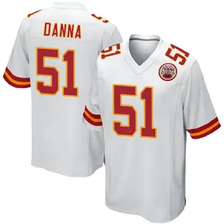 Game Men's Mike Danna Kansas City Chiefs Nike Jersey - White