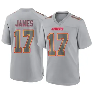 Game Men's Richie James Kansas City Chiefs Nike Atmosphere Fashion Jersey - Gray