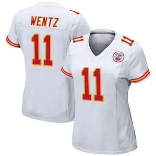 Game Women's Carson Wentz Kansas City Chiefs Nike Jersey - White