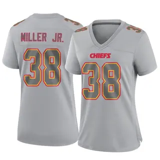 Game Women's D.J. Miller Jr. Kansas City Chiefs Nike Atmosphere Fashion Jersey - Gray