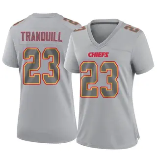 Game Women's Drue Tranquill Kansas City Chiefs Nike Atmosphere Fashion Jersey - Gray