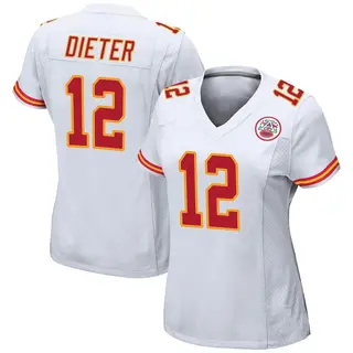 Game Women's Gehrig Dieter Kansas City Chiefs Nike Jersey - White