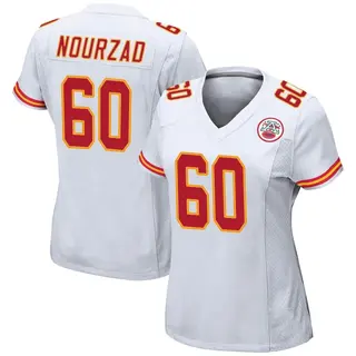 Game Women's Hunter Nourzad Kansas City Chiefs Nike Jersey - White