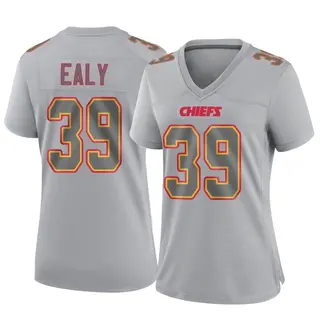 Game Women's Jerrion Ealy Kansas City Chiefs Nike Atmosphere Fashion Jersey - Gray