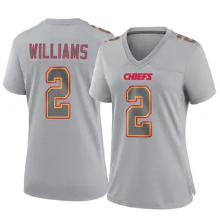 Game Women's Joshua Williams Kansas City Chiefs Nike Atmosphere Fashion Jersey - Gray