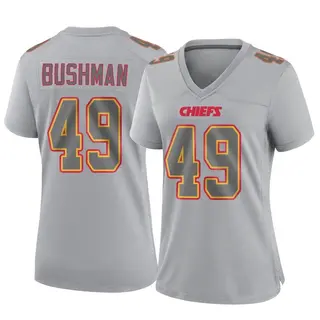 Game Women's Matt Bushman Kansas City Chiefs Nike Atmosphere Fashion Jersey - Gray