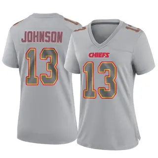 Game Women's Nazeeh Johnson Kansas City Chiefs Nike Atmosphere Fashion Jersey - Gray