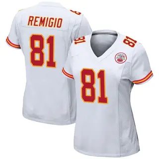 Game Women's Nikko Remigio Kansas City Chiefs Nike Jersey - White