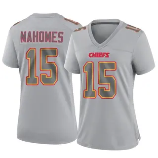 Kansas City Chiefs Nike Atmosphere Jersey - Patrick Mahomes 15 - Grey - Mens