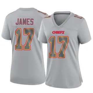 Game Women's Richie James Kansas City Chiefs Nike Atmosphere Fashion Jersey - Gray