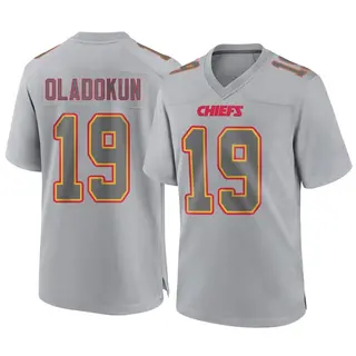 Game Youth Chris Oladokun Kansas City Chiefs Nike Atmosphere Fashion Jersey - Gray