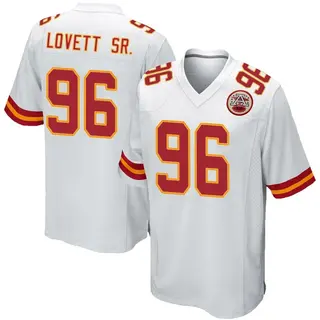 Game Youth Fabien Lovett Sr. Kansas City Chiefs Nike Jersey - White