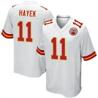 Game Youth Jaaron Hayek Kansas City Chiefs Nike Jersey - White