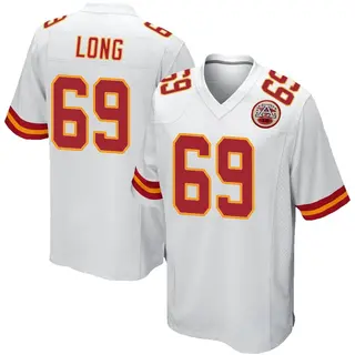 Game Youth Kyle Long Kansas City Chiefs Nike Jersey - White