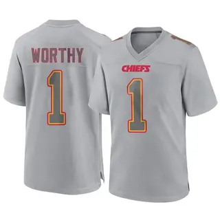 Game Youth Xavier Worthy Kansas City Chiefs Nike Atmosphere Fashion Jersey - Gray