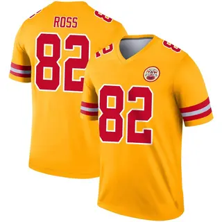 Legend Men's Justyn Ross Kansas City Chiefs Nike Inverted Jersey - Gold