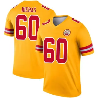 Legend Men's Tautvydas Kieras Kansas City Chiefs Nike Inverted Jersey - Gold