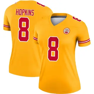 Legend Women's DeAndre Hopkins Kansas City Chiefs Nike Inverted Jersey - Gold