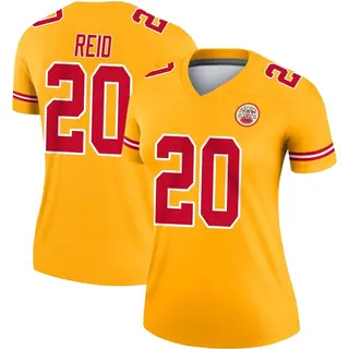 Legend Women's Justin Reid Kansas City Chiefs Nike Inverted Jersey - Gold