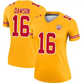 Legend Women's Len Dawson Kansas City Chiefs Nike Inverted Jersey - Gold