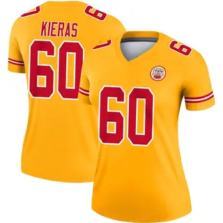 Legend Women's Tautvydas Kieras Kansas City Chiefs Nike Inverted Jersey - Gold