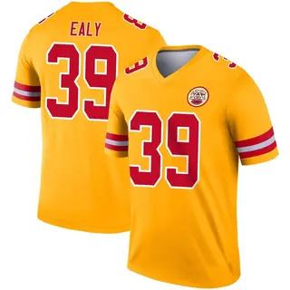 Legend Youth Jerrion Ealy Kansas City Chiefs Nike Inverted Jersey - Gold