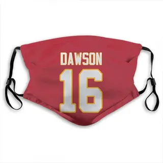 Len Dawson Kansas City Chiefs Washabl & Reusable Face Mask - Red