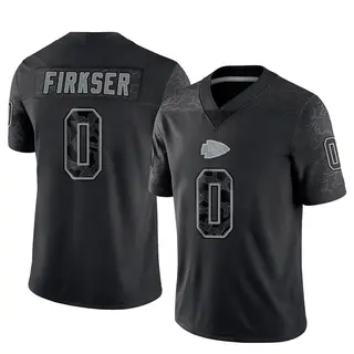 Limited Men's Anthony Firkser Kansas City Chiefs Nike Reflective Jersey - Black